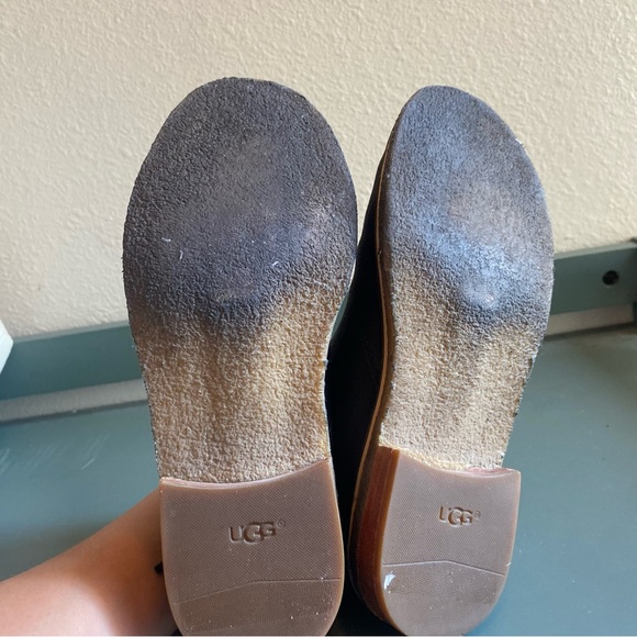 UGG Clementine Shearling Lined Black Ankle Booties - Picture 6 of 11